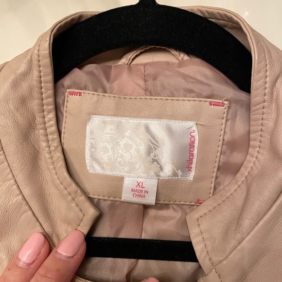 Blush pleather jacket - Picture 5 of 5